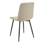 Lot de 2 chaises de salle à manger 89 x 43 x 51 cm beige 03_0006715