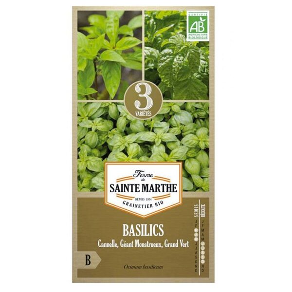 Mélange de basilic bio - Graines à semer