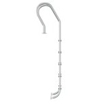 vidaXL Échelle de piscine 54x38x211 cm acier inoxydable 304