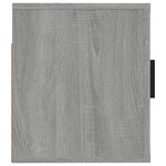 vidaXL Meuble TV mural Sonoma gris 57x34 5x40 cm