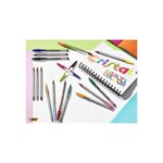 Pack de 20 Stylos Cristal Multicolor BIC