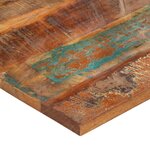 vidaXL Dessus de table carré 60x60 cm 25-27 mm Bois de récupération