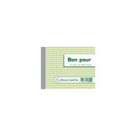 Manifolds Bon Pour 10 5x13 5cm - 50 Feuillets Dupli - Sous Film Par Lot De 5 - Motif  - X 100 - Exacompta