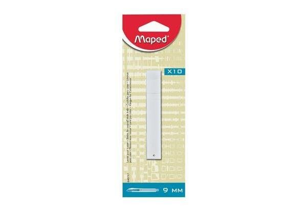 Lames de rechange pour cutter, lame: 18 mm, contenu: MAPED