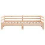 vidaXL Lit coulissant sans matelas 2x(90x200) cm
