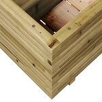 vidaXL Jardinière 110x40x49 5 cm bois de pin imprégné