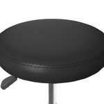 vidaXL Chaises à manger lot de 4 noir similicuir