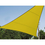 Perel Voile d'ombrage  hydrofuge  5 x 5 x 5 m  160 g/m²  polyester  triangulaire  vert lime