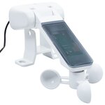vidaXL Auvent automatique avec capteur de vent et LED 450x300 cm Crème