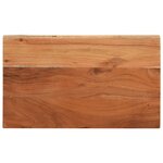 vidaXL Dessus de table 50x30x2 5 cm rectangulaire bois massif d'acacia