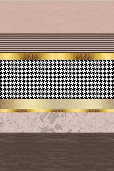 Tapis de salon LAYER 80 x 150 cm - Beige