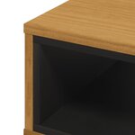 vidaXL Table basse FLAM 100x50x32 5 cm bois de pin massif