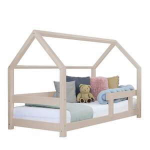 Lit cabane enfant TERY 120 x 180 beige