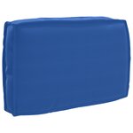 vidaXL Coussins de palette en tissu Oxford bleu royal  2 pièces