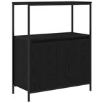 Ensemble de meubles de salle de bain 5 pièces en chêne noir en bois composite