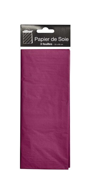 Papier de soie violet - draeger paris