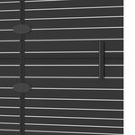 vidaXL Cabine de douche pliable ESG 80x140 cm Noir