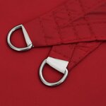 vidaXL Voile de parasol tissu oxford carré 2x2 m rouge