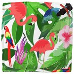 vidaXL Coussins de palette pour siège 2 Pièces Jungle tropicale 40x40x8 cm Tissu Oxford