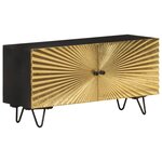 vidaXL Meuble TV 90x30x45 cm Bois de manguier massif