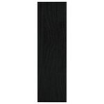 vidaXL Bibliothèque/Séparateur de pièce Noir 100x30x103 cm Pin massif