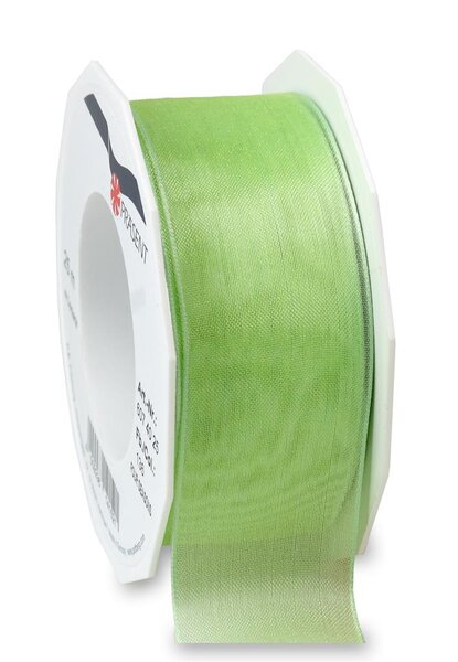 Organza four seasons 25-m-rouleau 40 mm  menthe laitonné