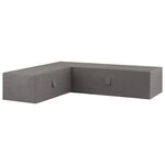 Madison Housse de meubles d'extérieur 270 x 270 x 70 cm Gris