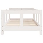 vidaXL Cadre de lit pour enfant blanc 70x140 cm bois de pin massif