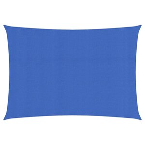 vidaXL Voile d'ombrage 160 g/m² rectangulaire bleu 5x7 m PEHD