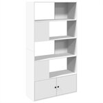 vidaXL Bibliothèque blanc 100x36x189 cm bois d'ingénierie