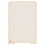 vidaXL Casier à vin avec panneau supérieur 43x25x37 cm bois pin massif