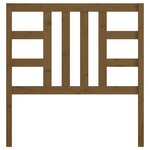 vidaXL Tête de lit Marron miel 81x4x100 cm Bois massif de pin