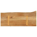 vidaXL Dessus de table à bord vivant 90x20x3 8 cm bois massif manguier