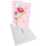 Carte Fête Des Mères À Fleurs "bonne Fête" - Draeger paris