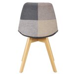 Chaise de salle à manger bois et lin gris 19_0000384