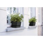 Planteur Ovale - Plastique recyclé - Résistant au gel - Ø 50 - Noir