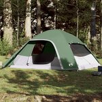vidaXL Tente familiale à dôme 6 personnes vert imperméable