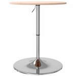 vidaXL Table de bar Ø60x89 5 cm bois massif de chêne