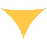 vidaXL Voile de parasol tissu oxford triangulaire 4x4x5 8 m jaune