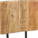 vidaXL Tabourets de bar lot de 2 bois massif de manguier