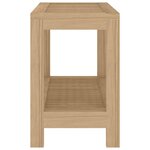 vidaXL Table d'appoint de salle de bain 60x30x45cm bois de teck solide