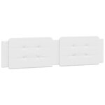 vidaXL Cadre de lit avec LED sans matelas blanc 160x200 cm