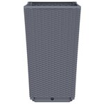 vidaXL Jardinières 4 Pièces gris 32 5x32 5x57 cm polypropylène