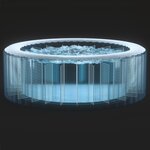 Intex Baignoire de massage à bulles octogonale 218x71 cm 6 personnes