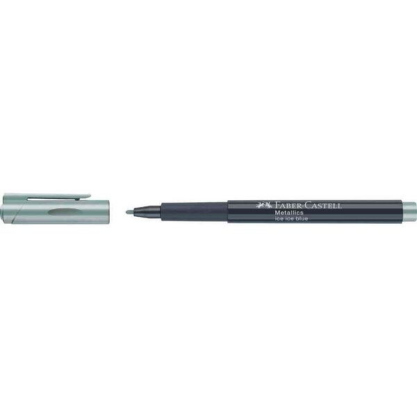 Marqueur metallics  bleu faber-castell