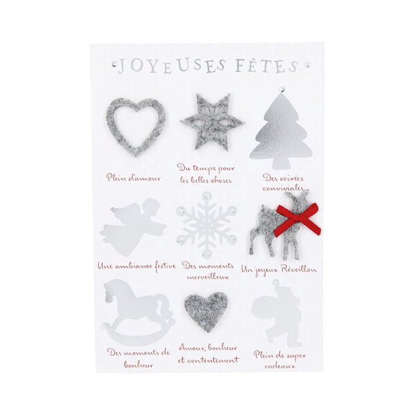 Carte de voeux - fêtes de fin d'année noël - joyeuses fêtes
