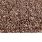 Tapis d'escalier vidaXL avec dos en latex Marron 20x75 cm