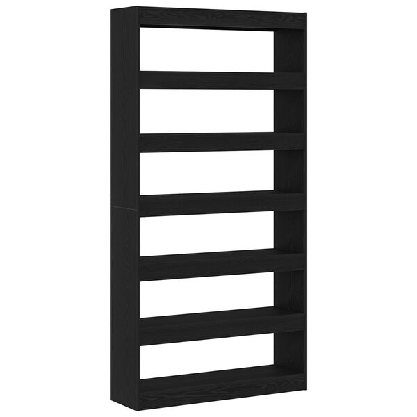 vidaXL Bibliothèque Chêne noir Bois d'ingénierie 100 x 30 x 198 cm