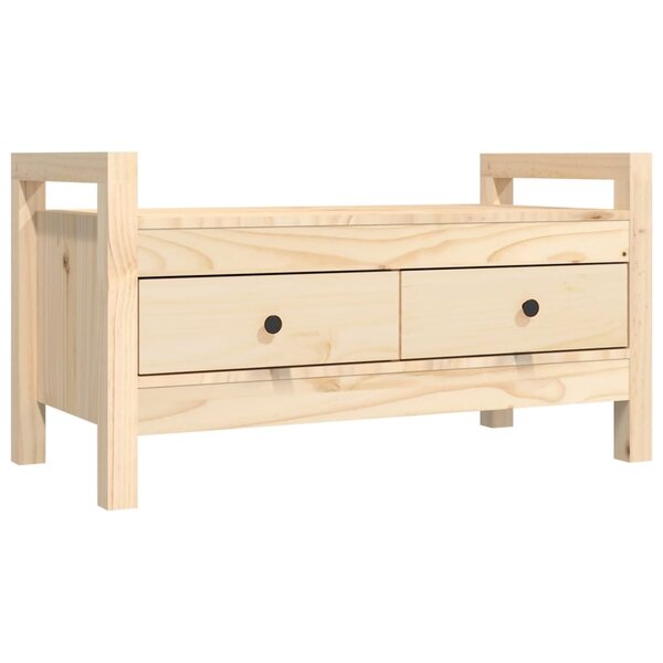 vidaXL Banc d'entrée 80x40x43 cm Bois de pin massif