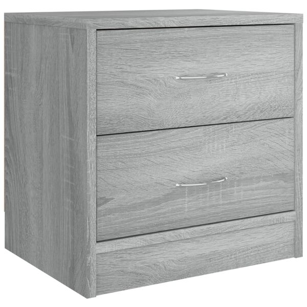 vidaXL Table de chevet Sonoma gris 40x30x40 cm Bois d'ingénierie
